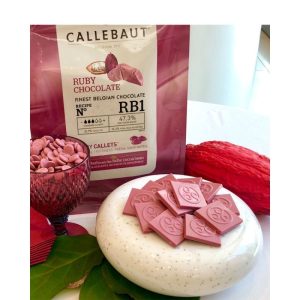Розовый  шоколад Callebaut Ruby 47,3% NRB1, Бельгия, 100 г.