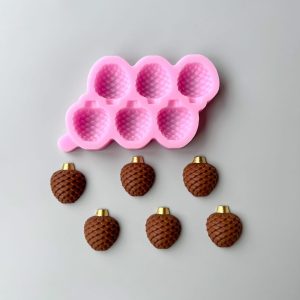 Молд силиконовый для конфет "Шишки"