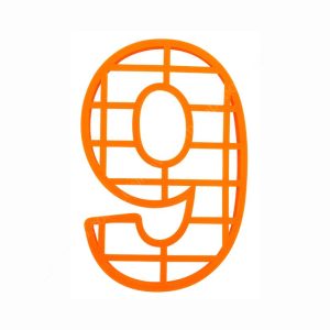 Форма для торта-цифра (9), размер 25 см.