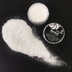 Глиттер съедобный, Белый, 3 г.