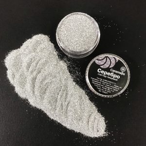 Глиттер съедобный, Серебро, 5 г.