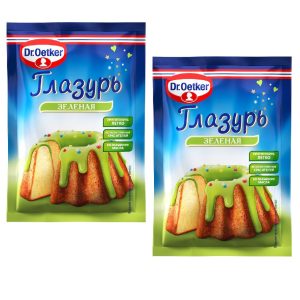 Глазурь сахарная зелёная Dr.Oetker, 90 гр.