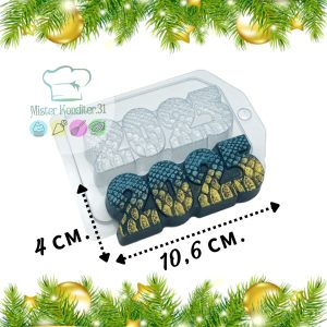 Форма пластиковая "2025 змеиная кожа"