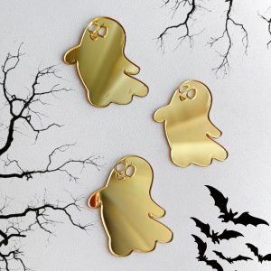 Топпер "ПРИВИДЕНИЕ", 3 см., золотой акрил