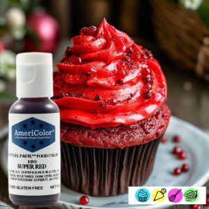 Краситель гелевый водорастворимый Americolor, super red (супер красный)