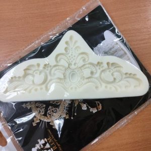 Молд "Корона/вензеля" силиконовый, 20*10 см.