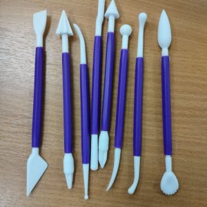 Набор инструментов для мастики, 8 предметов.