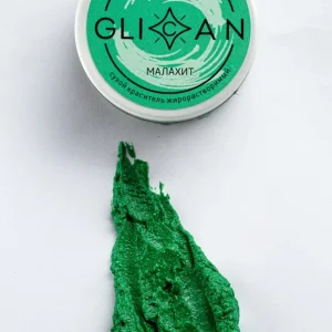 Краситель сухой жирорастворимый "Малахит", 7 гр. GLICAN (зеленые оттенки)