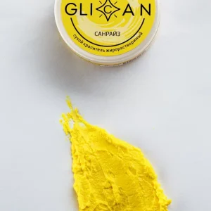 Краситель сухой жирорастворимый "Санрайз", 7 гр. GLICAN (желтые оттенки)