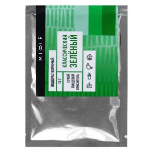 Краситель сухой водорастворимый "Классический зеленый", 10 гр., MIXIE