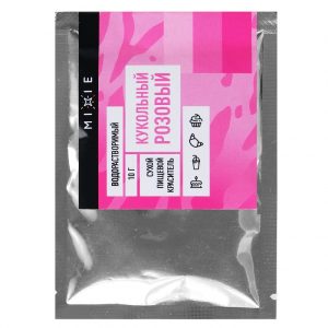 Краситель сухой водорастворимый "Кукольный розовый", 10 гр., MIXIE