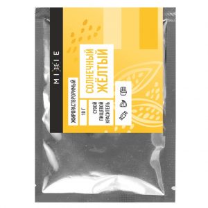 Краситель сухой жирорастворимый "Солнечный желтый", 10 гр. MIXIE