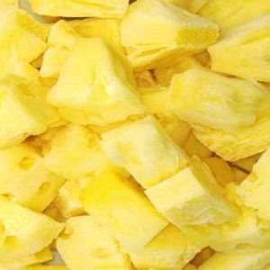 Ананас  замороженный, кубик мелкий, 500 гр.