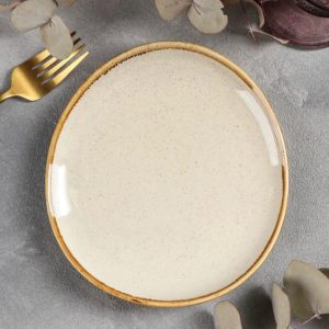 Тарелка десертная "Опал", 21*19,5*2,5 см.