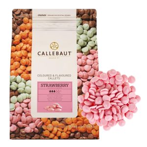 Розовый Шоколад Callebaut клубничный, Бельгия, 100 г.