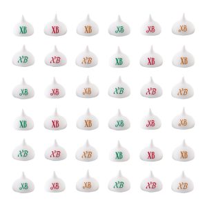 Фигурка сахарная безе с рисунком ХВ, 5 шт.