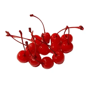 Вишня коктейльная с черенком красная в сиропе, 100 гр.