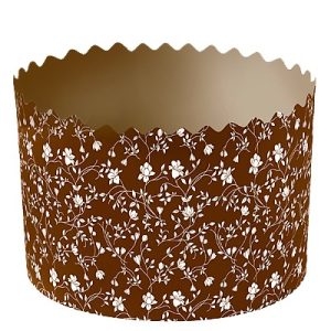 Форма для кулича на 500 гр. "Цветочные нити" 134*100 мм.