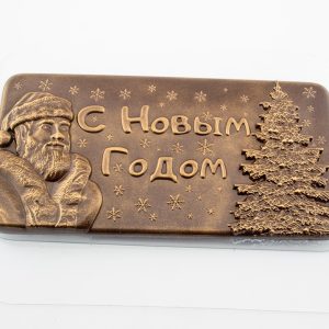 Форма пластиковая "Дед мороз и елка"