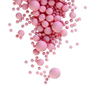 Драже рисовое в глазури розовое, микс.  50 г. №280 М