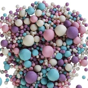 Драже рисовое в глазури, микс  (голубое/сиреневое/розовое), 50 г. №298 М