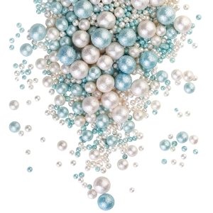 Драже рисовое в глазури красный блеск  №809, 25 гр.