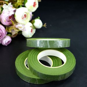 Тейп лента флористическая светло-зелёная.
