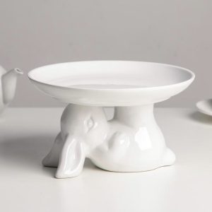 Подставка для торта и пирожных "Зайка", 21*16*9,5 см.