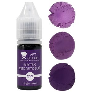 Краситель гелевый водорастворимый ART COLOR, ELECTRIC ФИОЛЕТОВЫЙ.