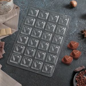 Форма пластиковая для шоколада "Любовь"