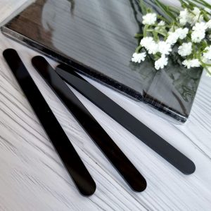 Палочки акриловые для эскимо (черные) 5 шт.