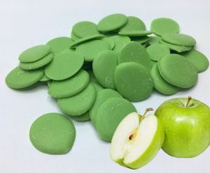 Глазурь кондитерская зелёная со вкусом яблока, 100 гр.