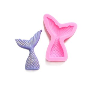 Молд силиконовый "Хвост русалки" 11 см.