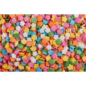 Посыпка фигурная "Маргаритки мини", цвет микс, 50 гр.
