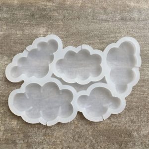 Форма силиконовая "Облака", 5 ячеек