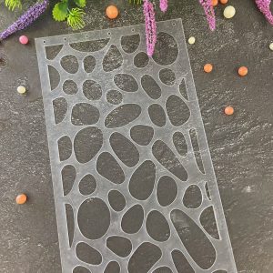 Трафарет для торта "Камешки", 15*33,2 см.