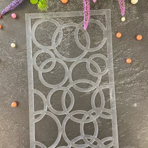 Трафарет для торта "Пузыри", 15*30 см.