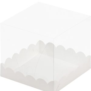 Коробка для пряничного домика и шоколадных фигурок 15*15*14 см.