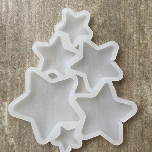 Форма силиконовая "Звезды", 6 ячеек