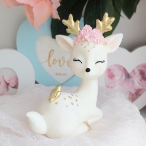 Фигурка из глазури "Мама оленят"