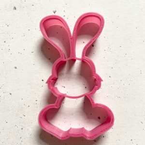 Вырубка пластиковая "Ушастый зайка", 10 см.