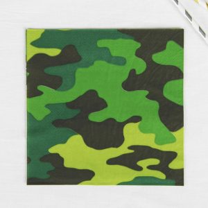 Салфетка бумажная "Камуфляж", 1 шт.