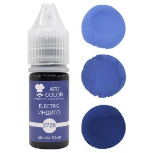 Краситель гелевый водорастворимый ART COLOR, ELECTRIC ИНДИГО.
