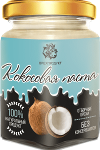 Кокосовая паста ОрехПродукт, 200 гр.