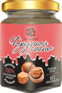 Фундучная паста обжаренная ОрехПродукт, 200 гр.