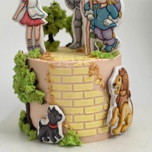 Трафарет для торта "Кирпичная стена", 15*39 см.