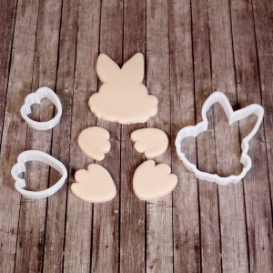 Вырубка "Кролик с лапками", 3 шт.