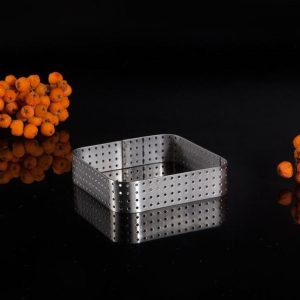 Перфорированная форма квадрат ВЕНТСАР  8 на 8 см., высота 0,9 см.