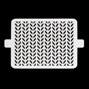 Трафарет "Вязаный узор (протектор)", 20*15 см.