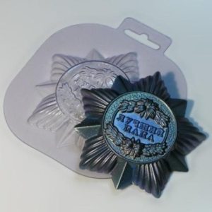 Форма пластиковая "Орден лучший папа".